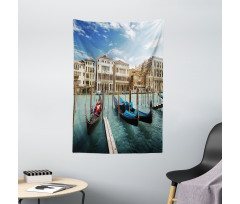 Gondolas Venetian Lagoon Tapestry