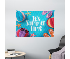 Its Summer Time Funny Wide Tapestry