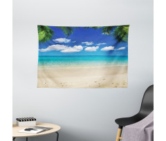 Tropic Vacation Scenic Wide Tapestry