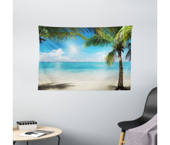 Coconut Shadows Wide Tapestry
