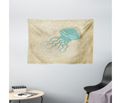 Beach Summer Ocean Wide Tapestry