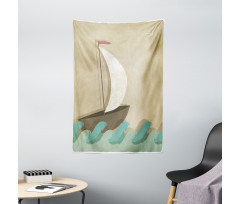 Seagulls Boating Marine Tapestry