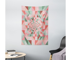 Geometry Shapes Pastel Tapestry