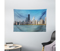 Panorama of Skyscrapers Wide Tapestry