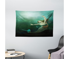 Mermaid Undersea Wide Tapestry