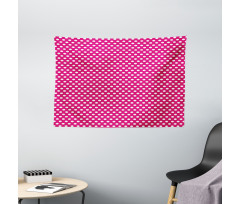 Vivid Girly Themed Wide Tapestry