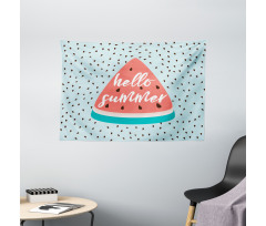 Triangular Slice Seeds Wide Tapestry