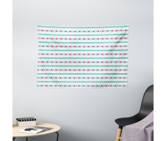 Minimal Horizontal Art Wide Tapestry