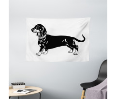 Long Torso Breed Dog Wide Tapestry