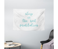 Sleep is the Best Wording Wide Tapestry