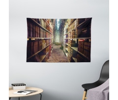 Abstract Library in Woods Wide Tapestry