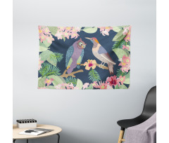 Exotic Birds Owl Avian Wide Tapestry