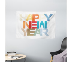 Big Bold Lettering Wide Tapestry