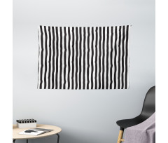 Irregular Vertical Lines Art Wide Tapestry