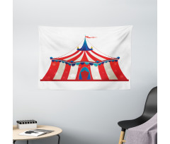 Stars Striped Circus Wide Tapestry