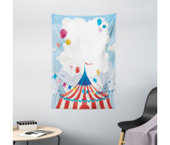 Circus Day Canvas Tent Tapestry