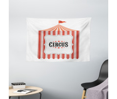 Circus Tent Flagpole Wide Tapestry