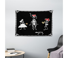 Spooky Wedding Art Wide Tapestry