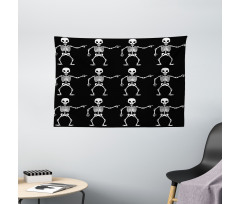 Pointing Halloween Wide Tapestry