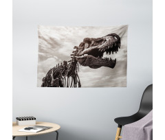 T Rex Dinosaur Remains Wide Tapestry