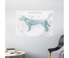 Bones of the Dog Table Wide Tapestry