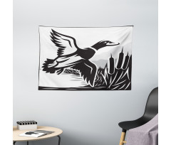 Monochromatic Graphics Wide Tapestry