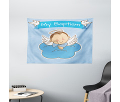 My Sign Baby Wide Tapestry