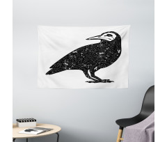 Gothic Art Ornate Bird Wide Tapestry