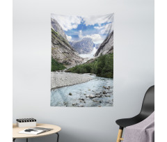 Norwegian Mountains River Tapestry