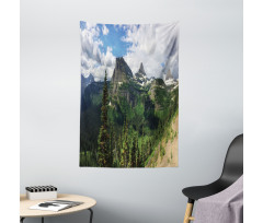 Panoramic Spring Landscape Tapestry