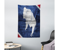 Equality State Flag Wooden Tapestry