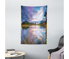 Sunset on Oxbow Bend Tapestry