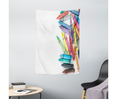 Colorful Painting Crafts Tapestry