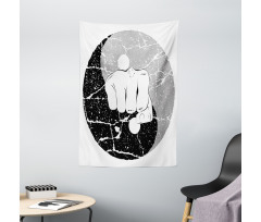 Fist in Yin Yang Tapestry