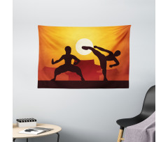 Chinese Boxing Sports Human Wide Tapestry