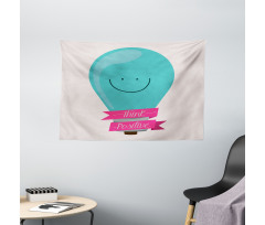 Smiling Item Wide Tapestry