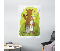 Simple Animals Tapestry