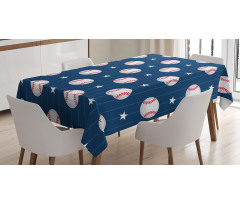 Baseball Stripes Tablecloth