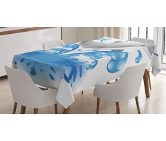 Animal Sealife Cartoon Tablecloth