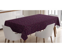Rhythmic Romantic Motifs Tablecloth