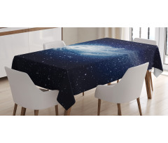 Milky Way Galaxy Space Tablecloth
