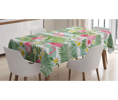Exotic Hawaiian Leaf Tablecloth