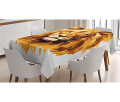 Tropics Safari Lion Art Tablecloth