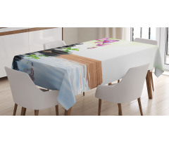 Spa Spring Water Health Tablecloth