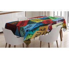 Words Composition Love Tablecloth