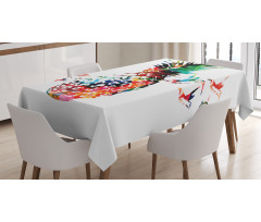 Modern Geometric Art Tablecloth