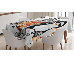 Flowers Summer Happy Tablecloth