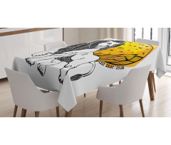 Zodiac Leo Art Tablecloth