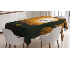 Scary Cemetery Tablecloth