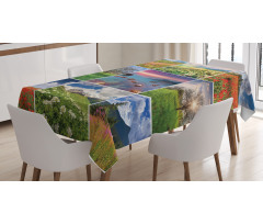 Summer Landscapes Rural Tablecloth